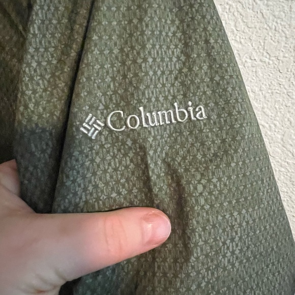 Green Columbia Rain Jacket Size 1X - Picture 3 of 14